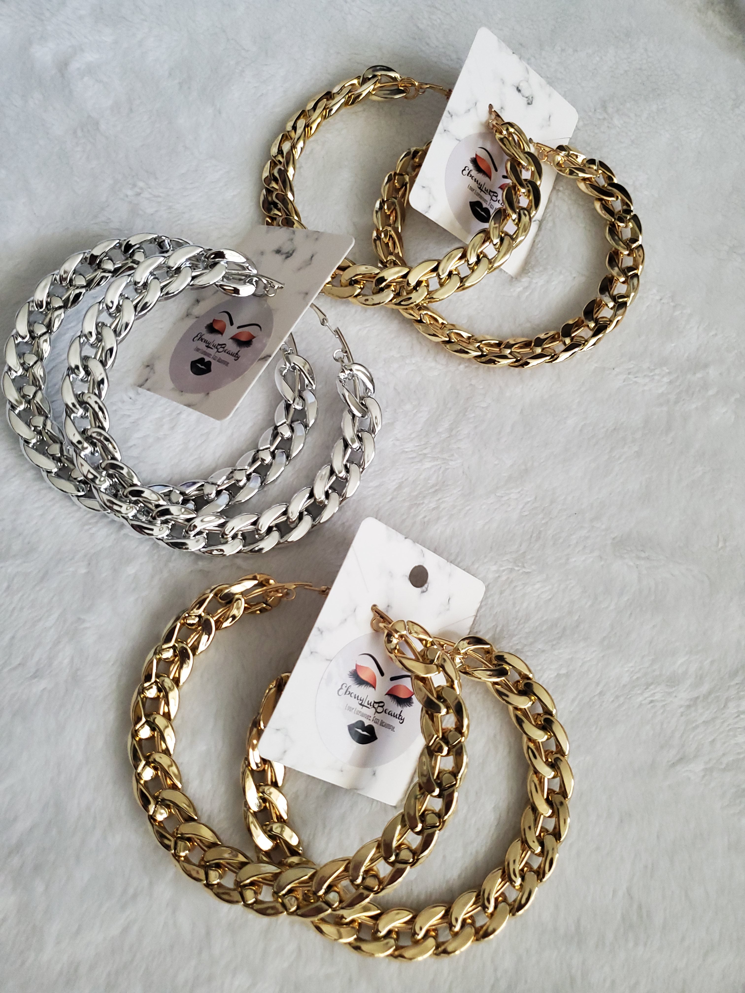 Link Chain Hoops